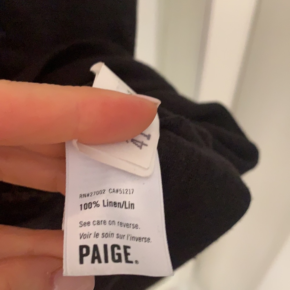 Paige Rosie HW Linen Cassandra tee size medium - Picture 7 of 8